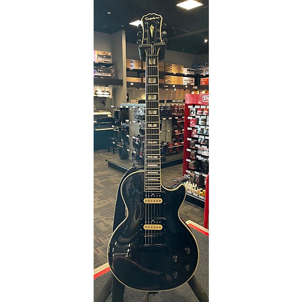 Used Epiphone Used Epiphone Prophecy Les Paul Custom Plus Black Solid Body Electric Guitar