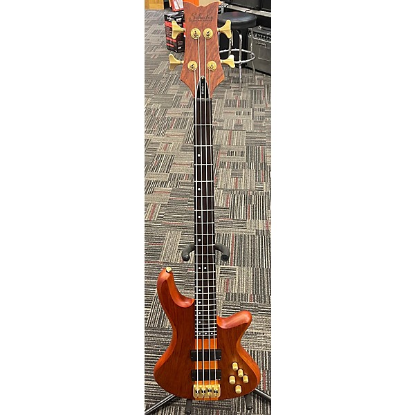 Used Schecter Guitar Research Used Schecter Guitar Research STILETTO STUDIO 4 Orange Electric Bass Guitar