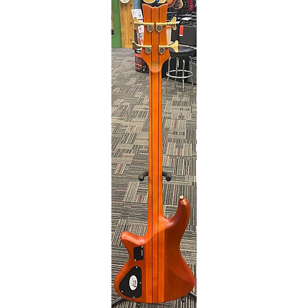 Used Schecter Guitar Research Used Schecter Guitar Research STILETTO STUDIO 4 Orange Electric Bass Guitar