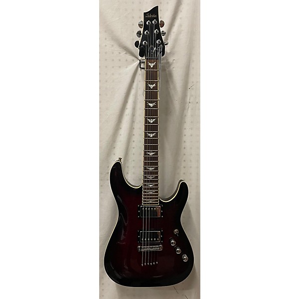 Used Schecter Guitar Research Used Schecter Guitar Research C-1 + Diamond Black Cherry Solid Body Electric Guitar