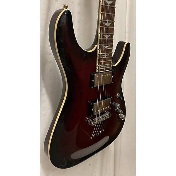 Used Schecter Guitar Research Used Schecter Guitar Research C-1 + Diamond Black Cherry Solid Body Electric Guitar