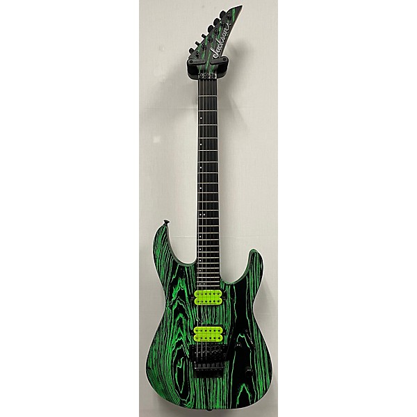 Used Jackson Used Jackson DK3 GREEN GLOW Solid Body Electric Guitar