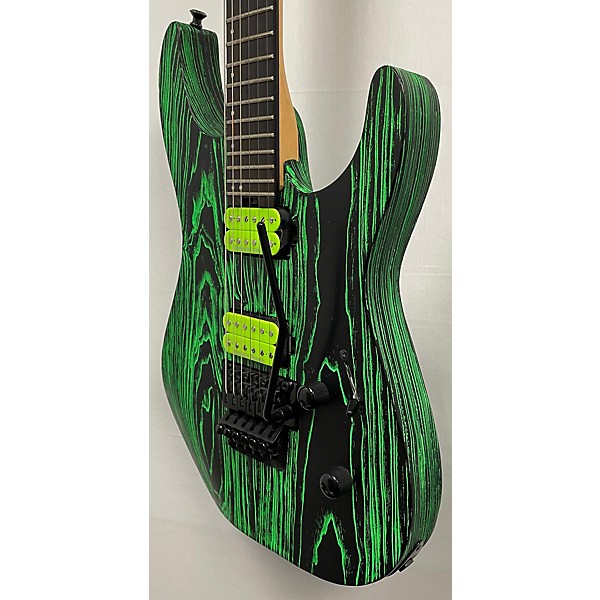 Used Jackson Used Jackson DK3 GREEN GLOW Solid Body Electric Guitar