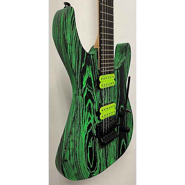 Used Jackson Used Jackson DK3 GREEN GLOW Solid Body Electric Guitar