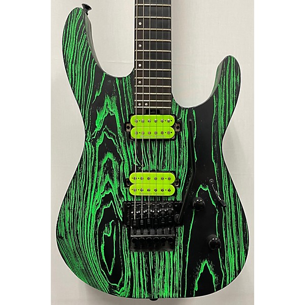 Used Jackson Used Jackson DK3 GREEN GLOW Solid Body Electric Guitar