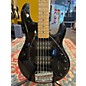 Used Ernie Ball Music Man Used Ernie Ball Music Man Stingray HH 5 String Black Electric Bass Guitar thumbnail