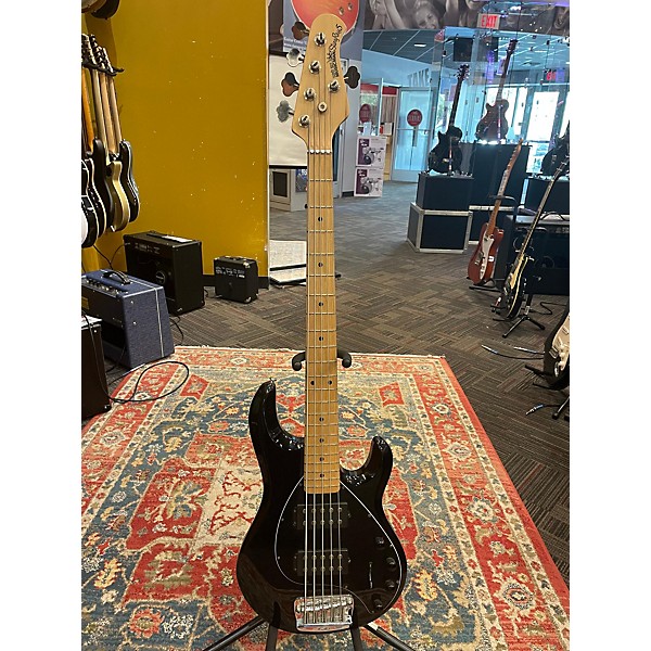 Used Ernie Ball Music Man Used Ernie Ball Music Man Stingray HH 5 String Black Electric Bass Guitar