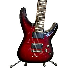 Used Schecter Guitar Research Used Schecter Guitar Research Demon 6 Red Solid Body Electric Guitar