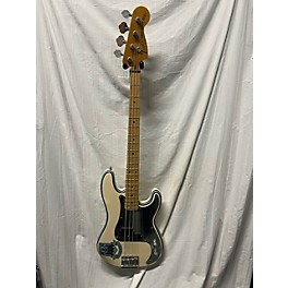 Used Fender Used Fender Steve Harris Signature Precision Bass White Electric Bass Guitar