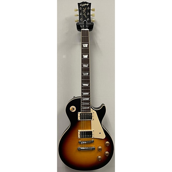 Used Epiphone Used Epiphone Inspired By Gibson Custom 1959 Les Paul Standard Tobacco Burst Solid Body Electric Guitar