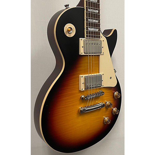 Used Epiphone Used Epiphone Inspired By Gibson Custom 1959 Les Paul Standard Tobacco Burst Solid Body Electric Guitar