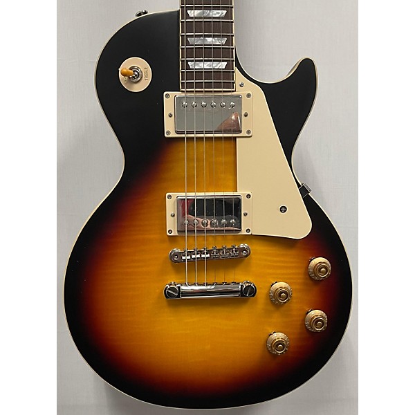 Used Epiphone Used Epiphone Inspired By Gibson Custom 1959 Les Paul Standard Tobacco Burst Solid Body Electric Guitar