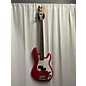 Used Squier Used Squier Mini Red Electric Bass Guitar thumbnail