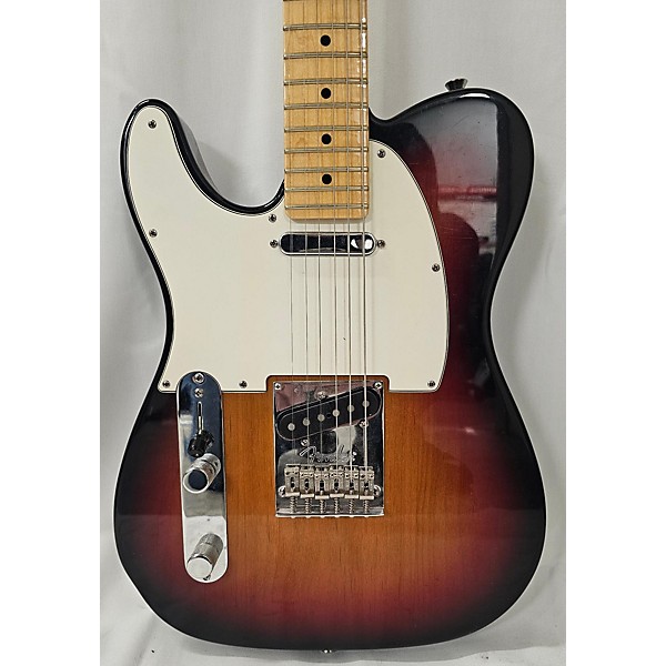 Used Used Fender American Standard Telecaster Left Handed 3 Tone Sunburst Electric Guitar