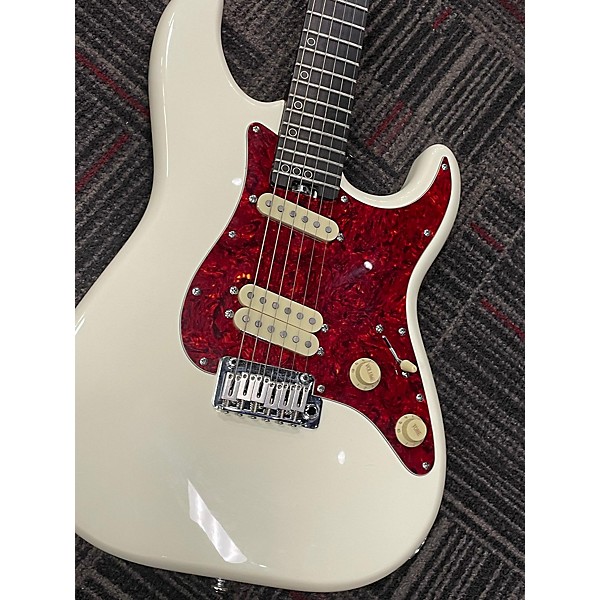 Used Schecter Guitar Research Used Schecter Guitar Research MV-6 White Solid Body Electric Guitar