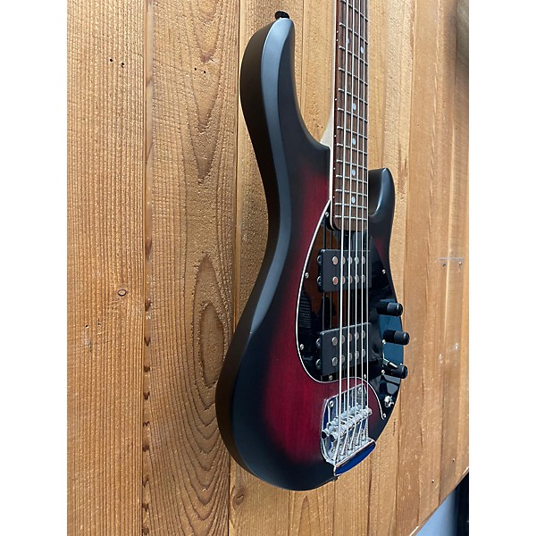 Used Sterling By Music Man Used Sterling By Music Man Sub 5 Ruby Red Burst Electric Bass Guitar