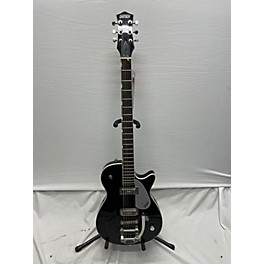 Used Gretsch Guitars Used Gretsch Guitars G5260T Electromatic Jet Baritone With Bigsby Black Black Baritone Guitars