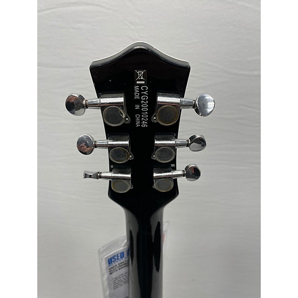 Used Gretsch Guitars Used Gretsch Guitars G5260T Electromatic Jet Baritone With Bigsby Black Black Baritone Guitars