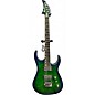 Used Halo Merus Blue Green Burl Solid Body Electric Guitar thumbnail