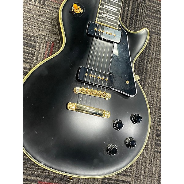 Used Epiphone Used Epiphone 1955 Les Paul Custom Black Solid Body Electric Guitar