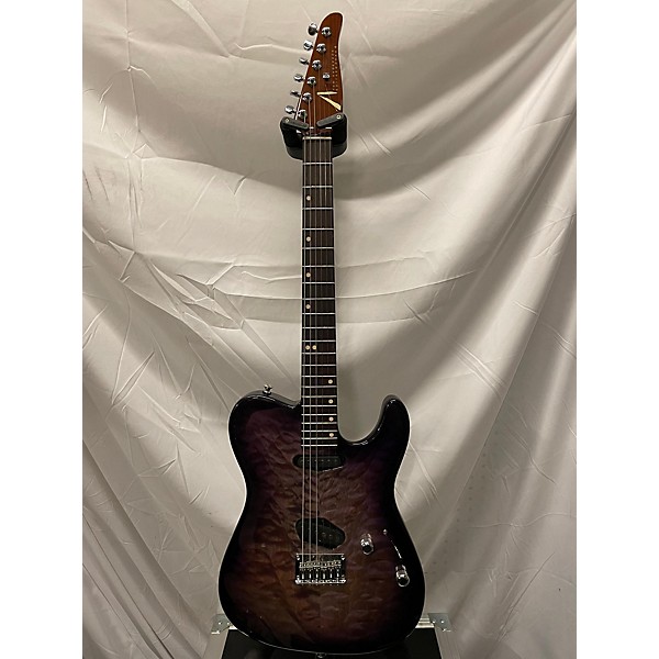 Used Tom Anderson Used Tom Anderson Top T Classic Trans Purple Solid Body Electric Guitar