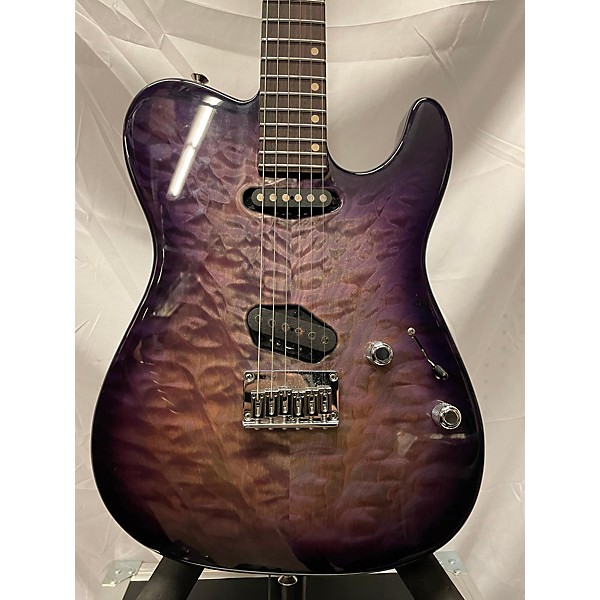 Used Tom Anderson Used Tom Anderson Top T Classic Trans Purple Solid Body Electric Guitar