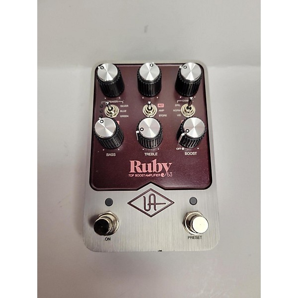 Used Ruby Used Ruby Top Boost Amplifier 63 Effect Pedal