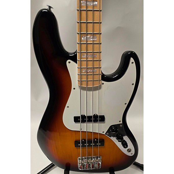 Used Fender American Standard Jazz Bass 3 Color Sunburst Electric Bass Guitar