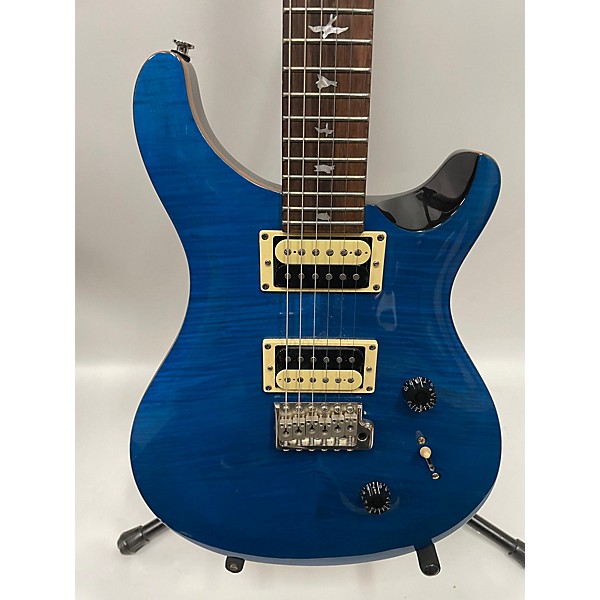 Used PRS Used PRS SE Custom 24 Blue Sapphire Solid Body Electric Guitar