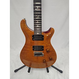 Used PRS Used PRS Custom 24 10 Top Amber Solid Body Electric Guitar