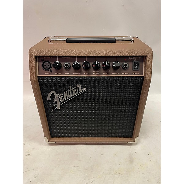 Used Fender Acoustasonic 15 Acoustic Guitar Combo Amp