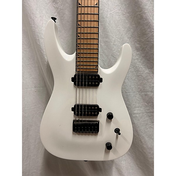 Used Jackson Used Jackson SLATXMG3-7 7 String Alpine White Solid Body Electric Guitar