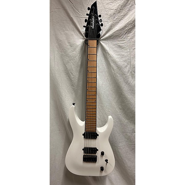 Used Jackson Used Jackson SLATXMG3-7 7 String Alpine White Solid Body Electric Guitar