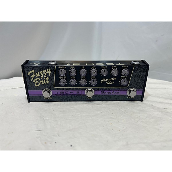 Used Tech 21 Sansamp Fuzzy Brit Effect Pedal