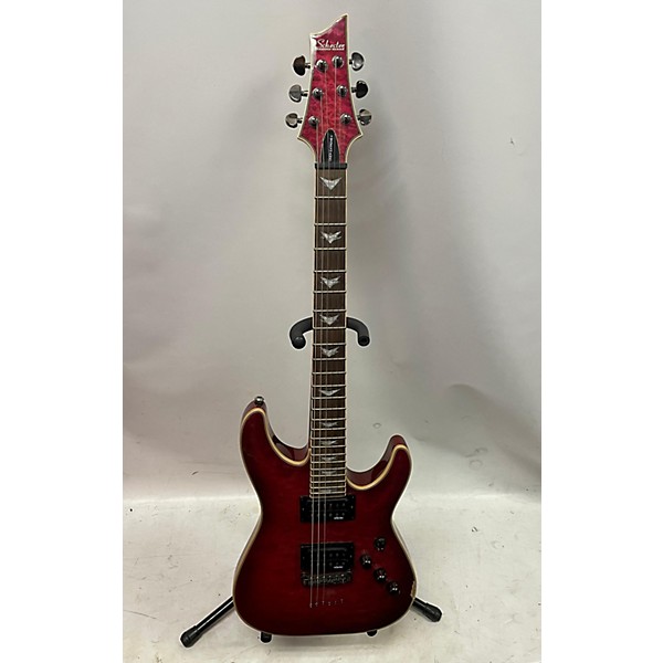 Used Schecter Guitar Research Used Schecter Guitar Research Omen Extreme 6 Purple Solid Body Electric Guitar