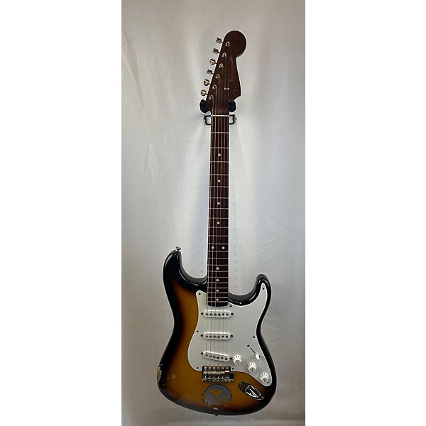 Used Fender Used Fender CUSTOM SHOP Masterbuilt 1956 STRATOCASTER 2 Tone Sunburst Solid Body Electric Guitar