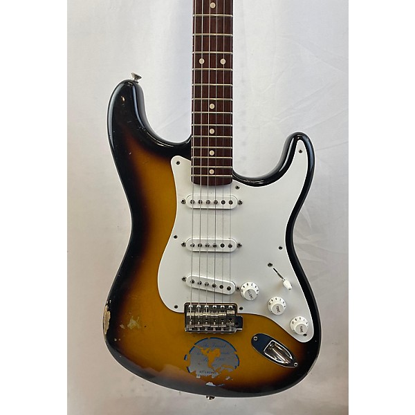 Used Fender Used Fender CUSTOM SHOP Masterbuilt 1956 STRATOCASTER 2 Tone Sunburst Solid Body Electric Guitar