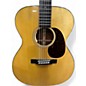 Used 2021 Martin cUSTOM 00018 VTS SINKER MAHOGANY Natural Acoustic Electric Guitar