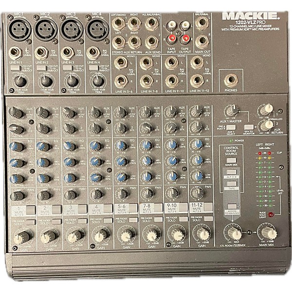 Used Mackie Used Mackie 1202 VLZ PRO Unpowered Mixer