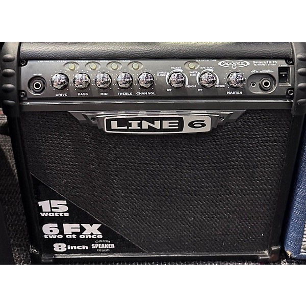 Used Line 6 Spider III 15 1X8 15W Guitar Combo Amp