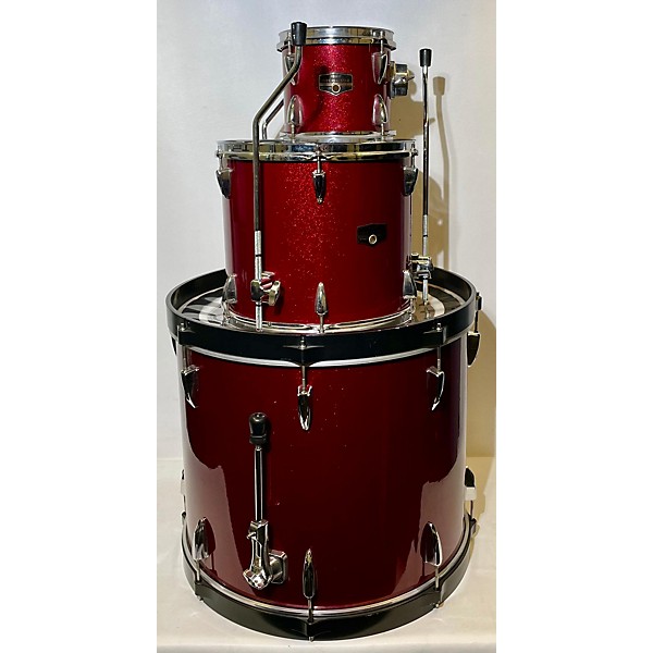 Used TAMA Used TAMA 3 piece Imperialstar Red Sparkle Drum Kit