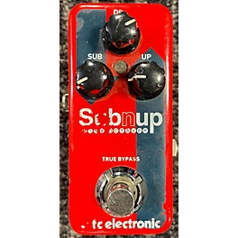 Used TC Electronic Sub N Up Octaver Effect Pedal