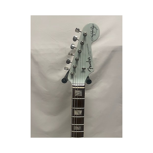 Used Fender Used Fender Kenny Wayne Shepherd USA Signature Stratocaster Matching Headstock Transparent Faded Sonic Blue So...