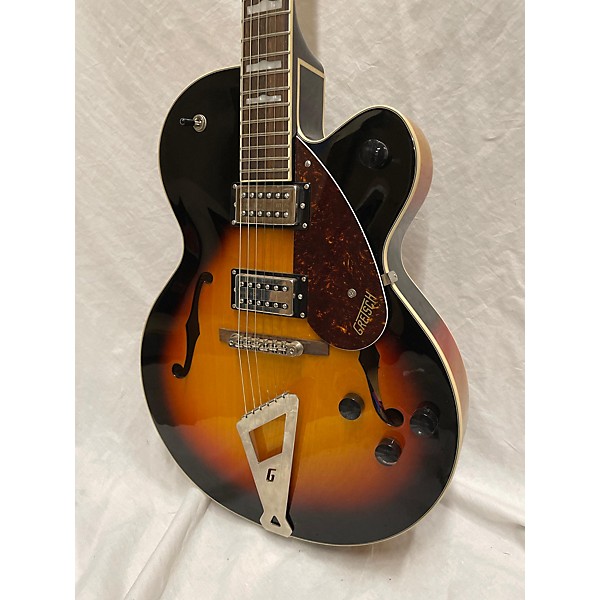 Used Gretsch Guitars Used Gretsch Guitars G2420T Streamliner 2 Tone Sunburst Hollow Body Electric Guitar