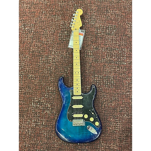 Used Fender Used Fender Player Stratocaster HSS Plus Top Blue Burst Solid Body Electric Guitar