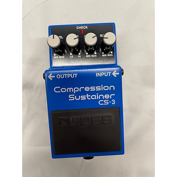 Used BOSS CS3 Compressor Sustainer Effect Pedal