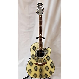 Used Ovation Celebrity CC57 Snakeskin Acoustic Electric Guitar