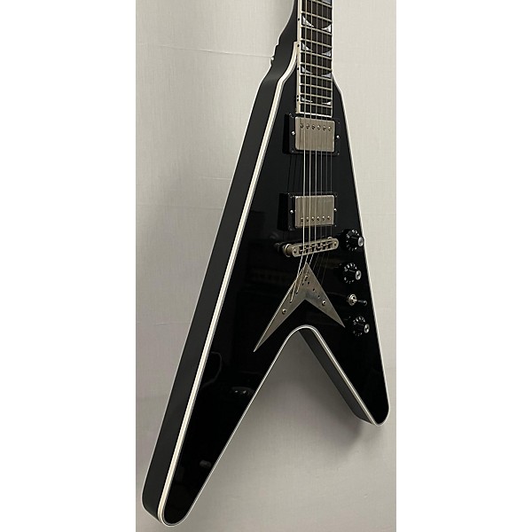 Used Gibson 2022 CUSTOM SHOP FLYING V EXP EBONY VOS DAVE MUSTAINE Solid Body Electric Guitar