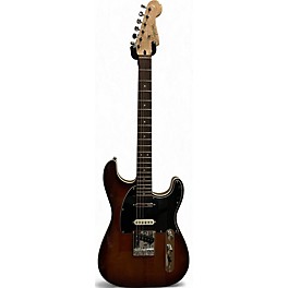 Used Squier Paranormal Custom Nashville Stratocaster Chocolate 2 Tone Sunburst Solid Body Electric Guitar