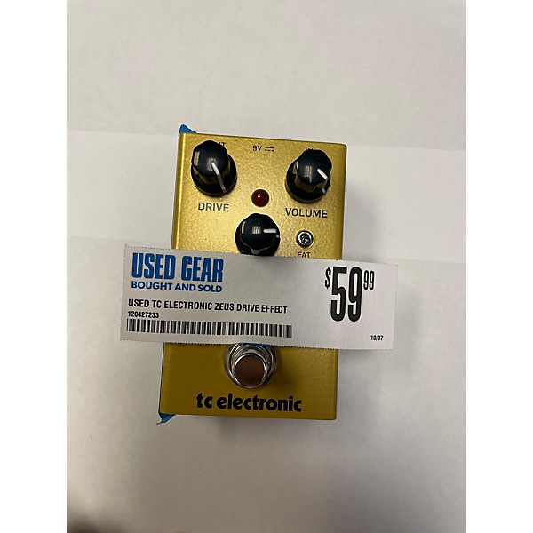 Used TC Electronic Zeus Drive Effect Pedal